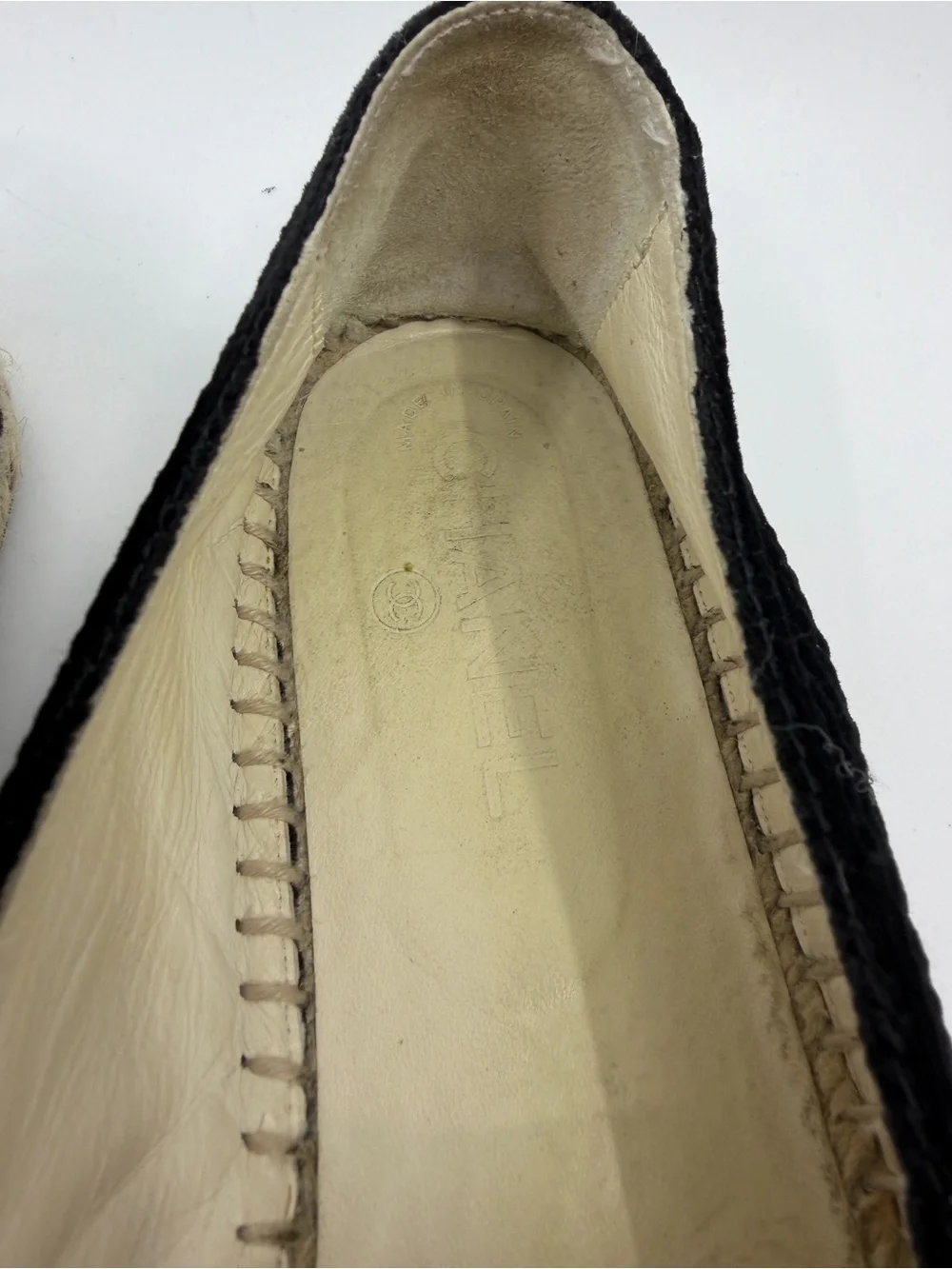Chanel Velvet Grosgrain CC Espadrilles